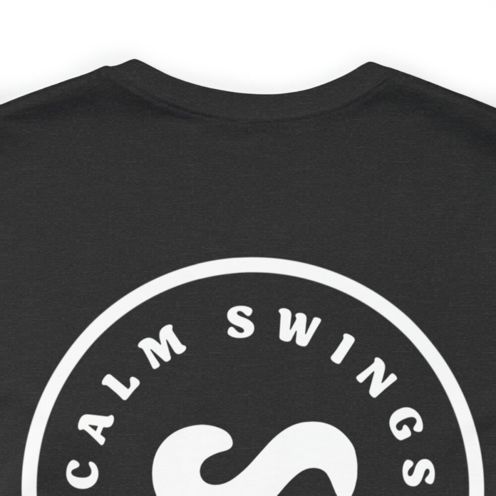 calm swings golf t-shirt